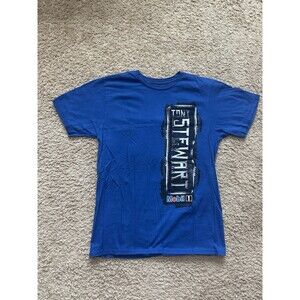 Chase Authentics NASCAR Tony Stewart #14 Mobile 1 Blue T- Shirt size Medium